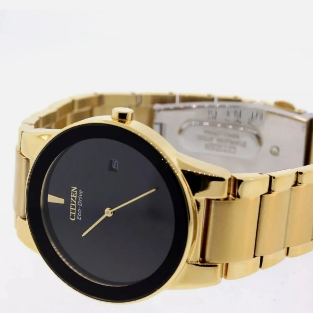 ***NEW*** CitizenAxiom Black Dial Gold-tone Men's Watch AU1062-56E - Picture 9 of 13